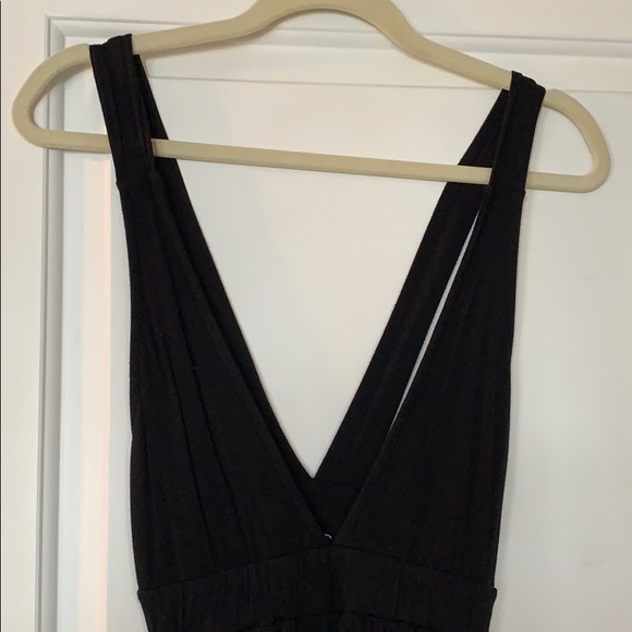 long black cotton maxi dress